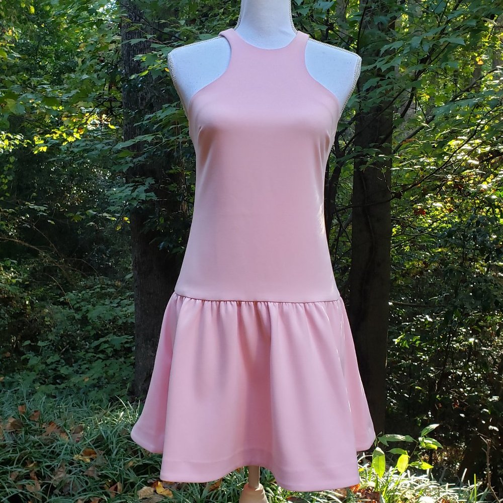 LIKELY Leila Racerback Dress with  in Peony Pink Size 0 Size XS